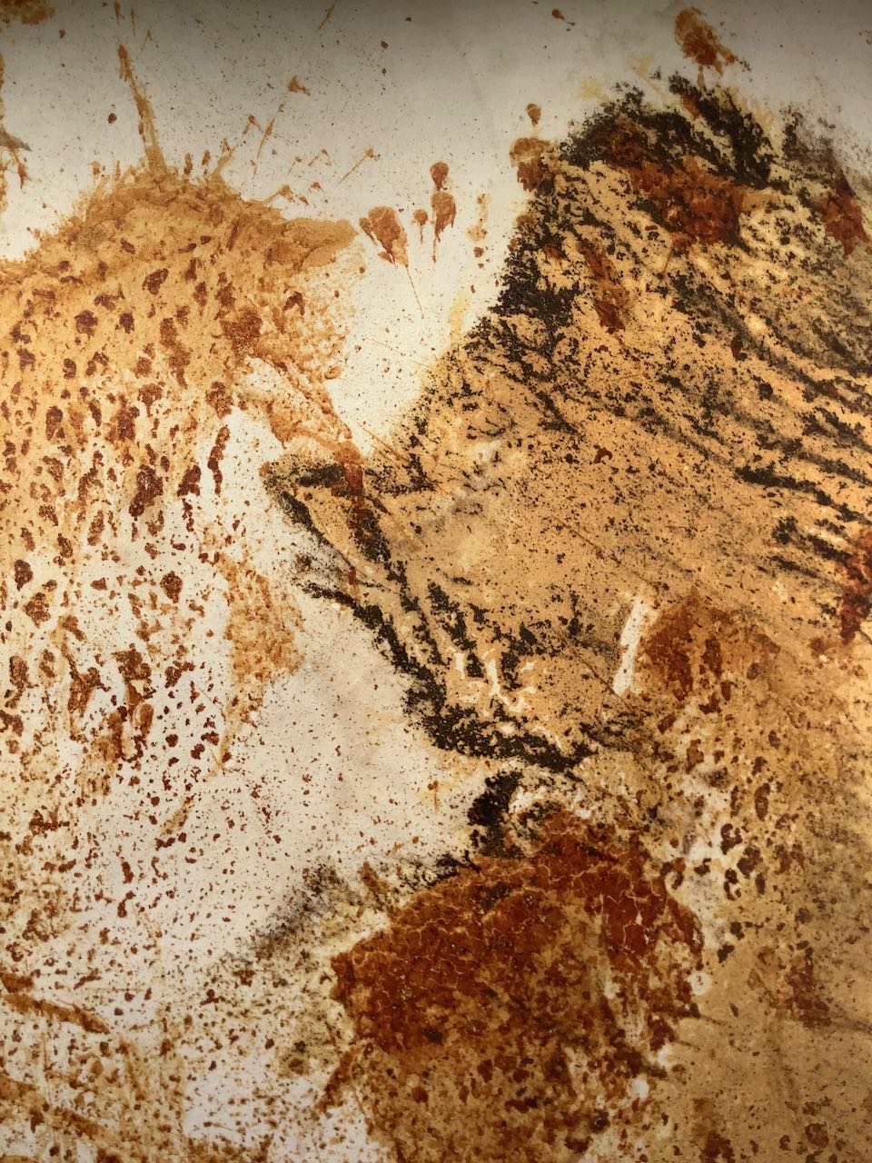 Picture of hand-rusted paper